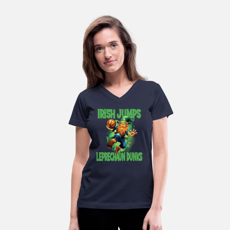 Irish Jumps Leprechaun Basketball for a