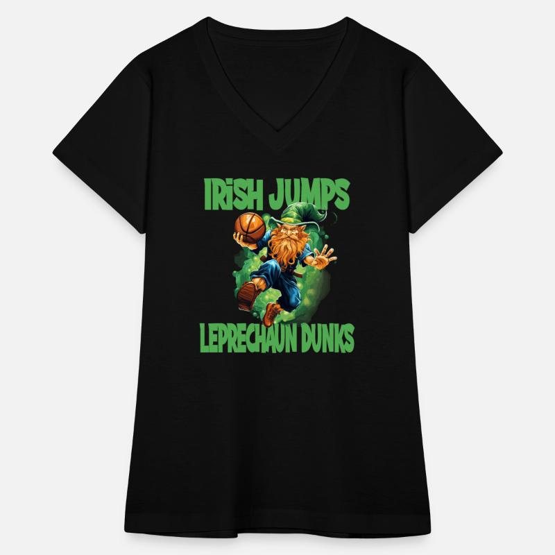Irish Jumps Leprechaun Basketball for a