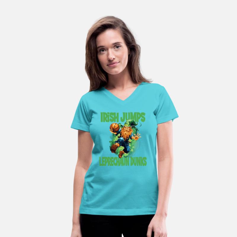 Irish Jumps Leprechaun Basketball for a