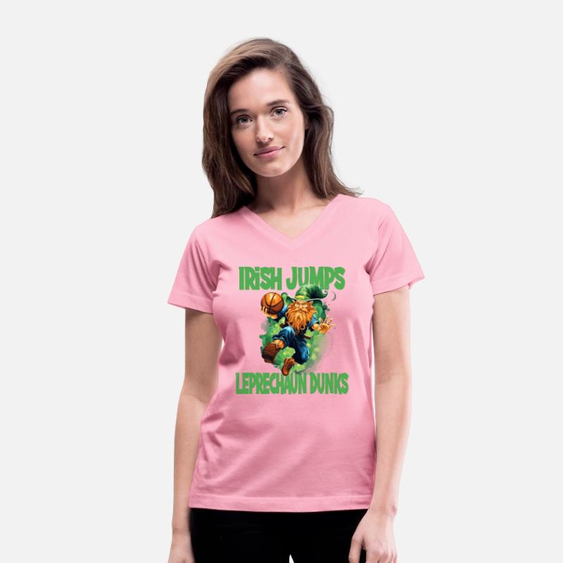 Irish Jumps Leprechaun Basketball for a