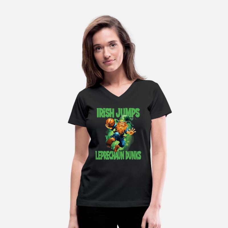 Irish Jumps Leprechaun Basketball for a