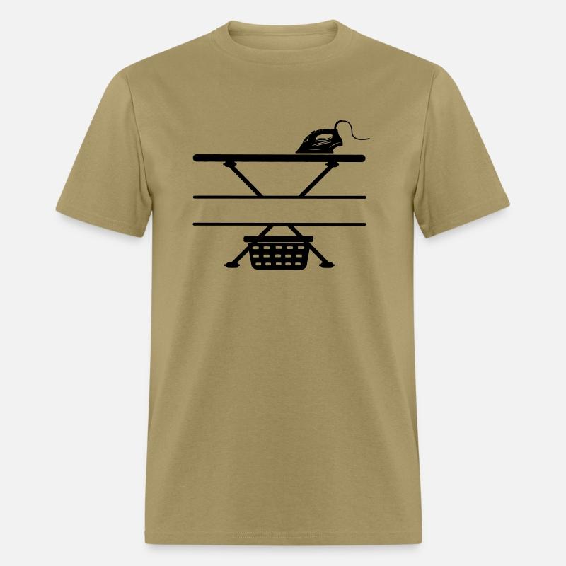 Iron ironing board and laundry basket