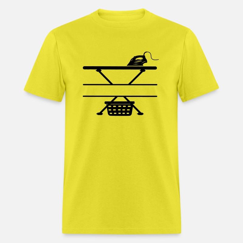 Iron ironing board and laundry basket