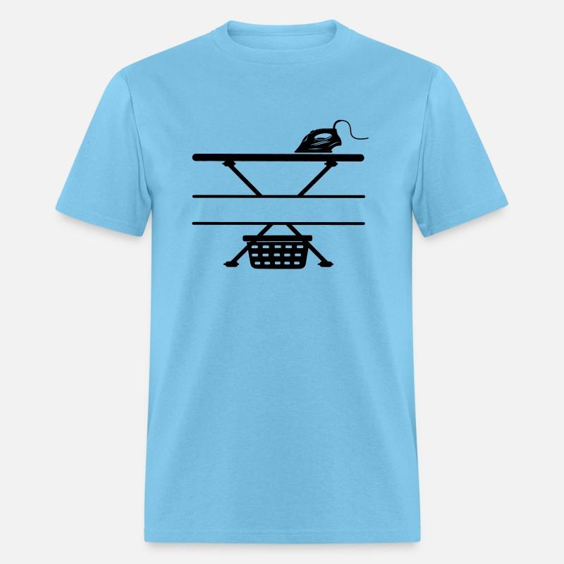 Iron ironing board and laundry basket