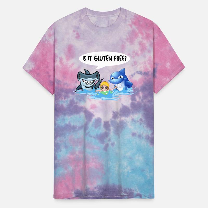 Is It Gluten Free Two Sharks Graphic