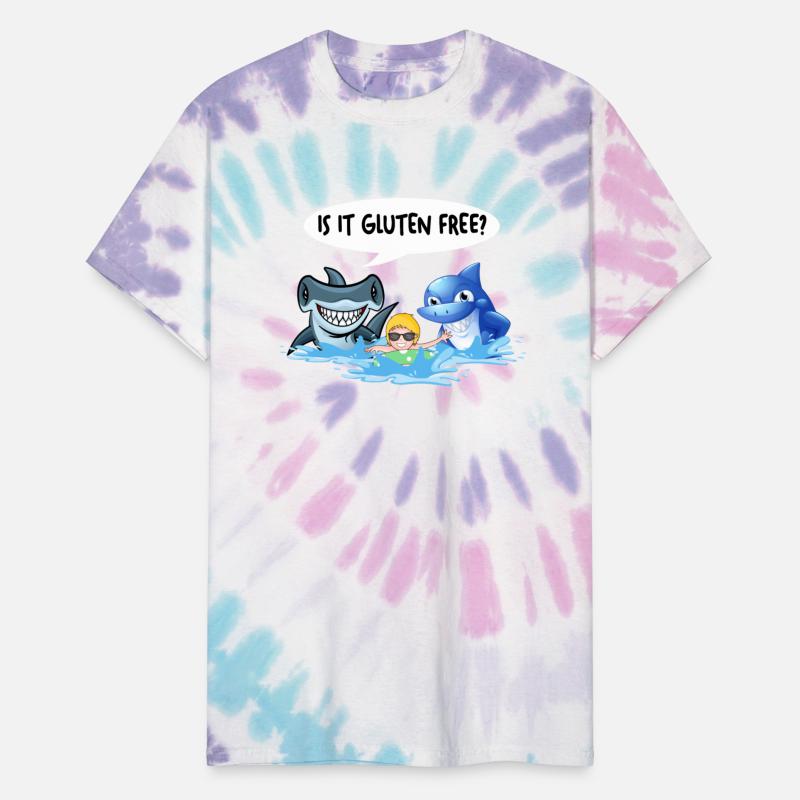 Is It Gluten Free Two Sharks Graphic
