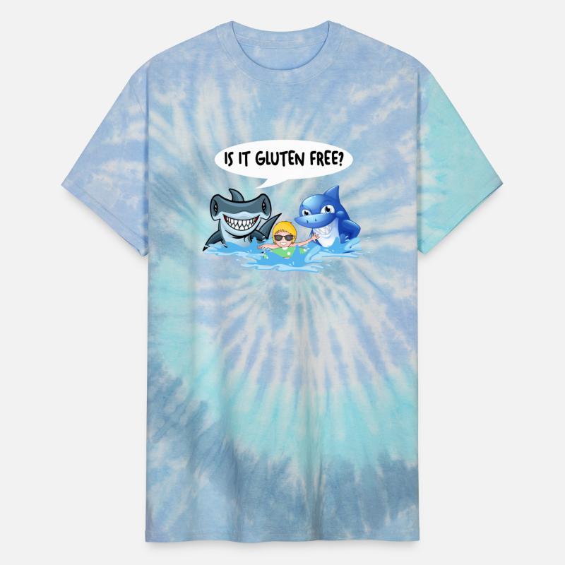 Is It Gluten Free Two Sharks Graphic