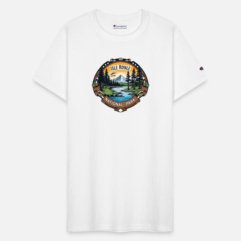 Isle Royale National Park Michigan USA Logo