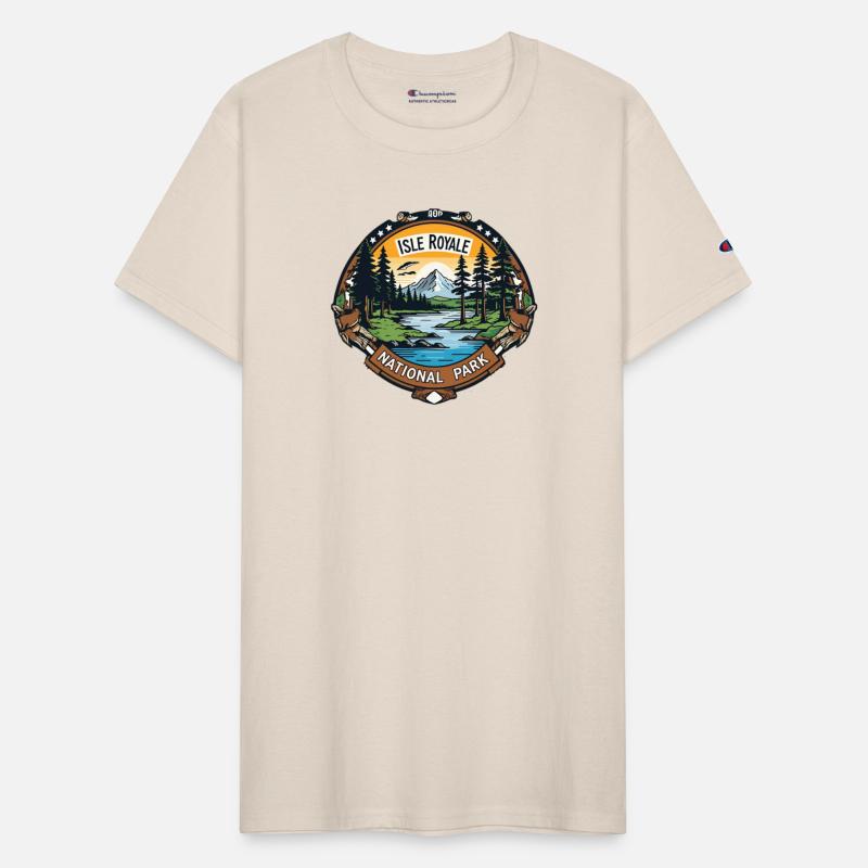 Isle Royale National Park Michigan USA Logo