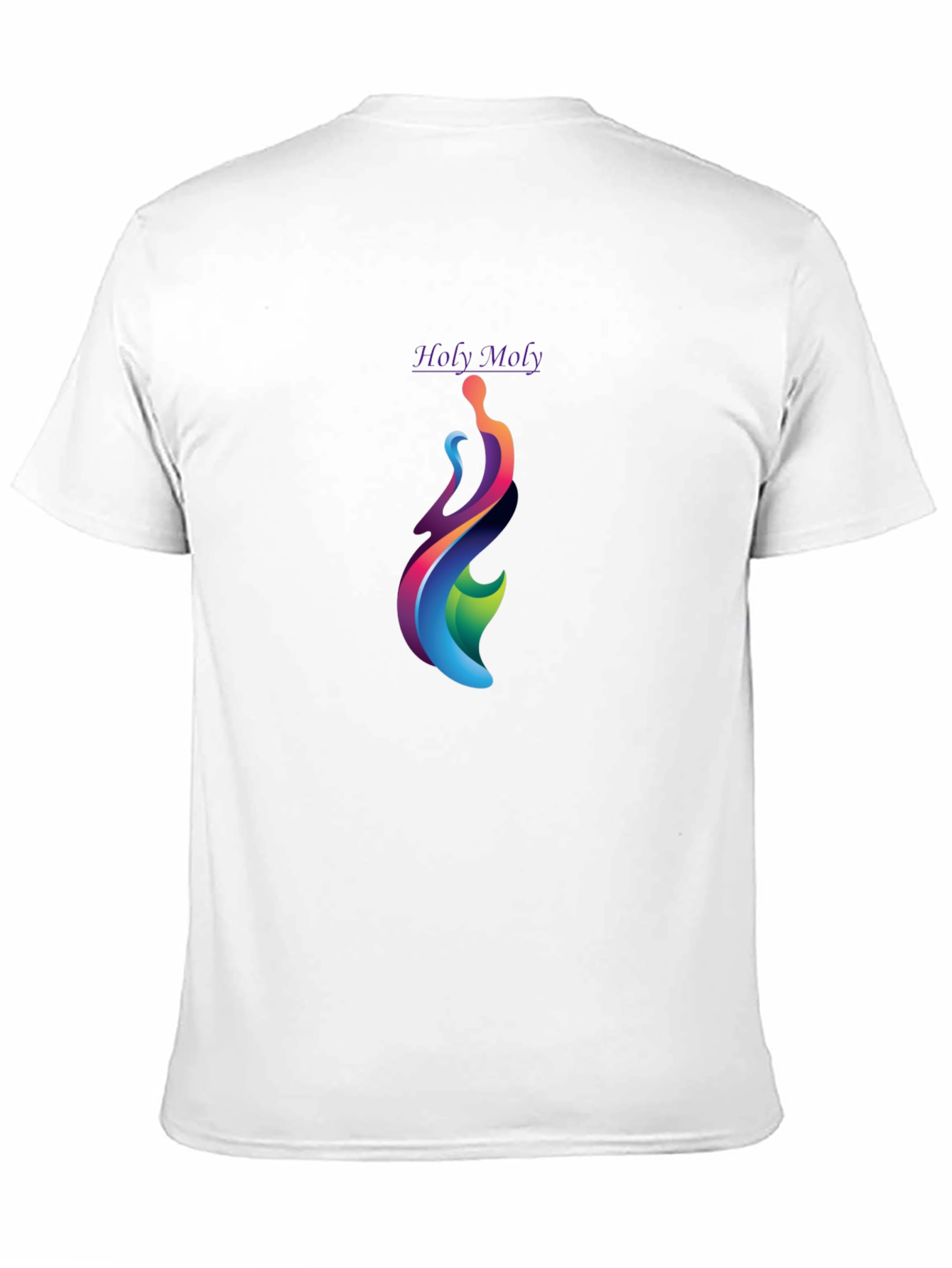Holy Moly Graphic T-Shirt - Modern Artistic Design