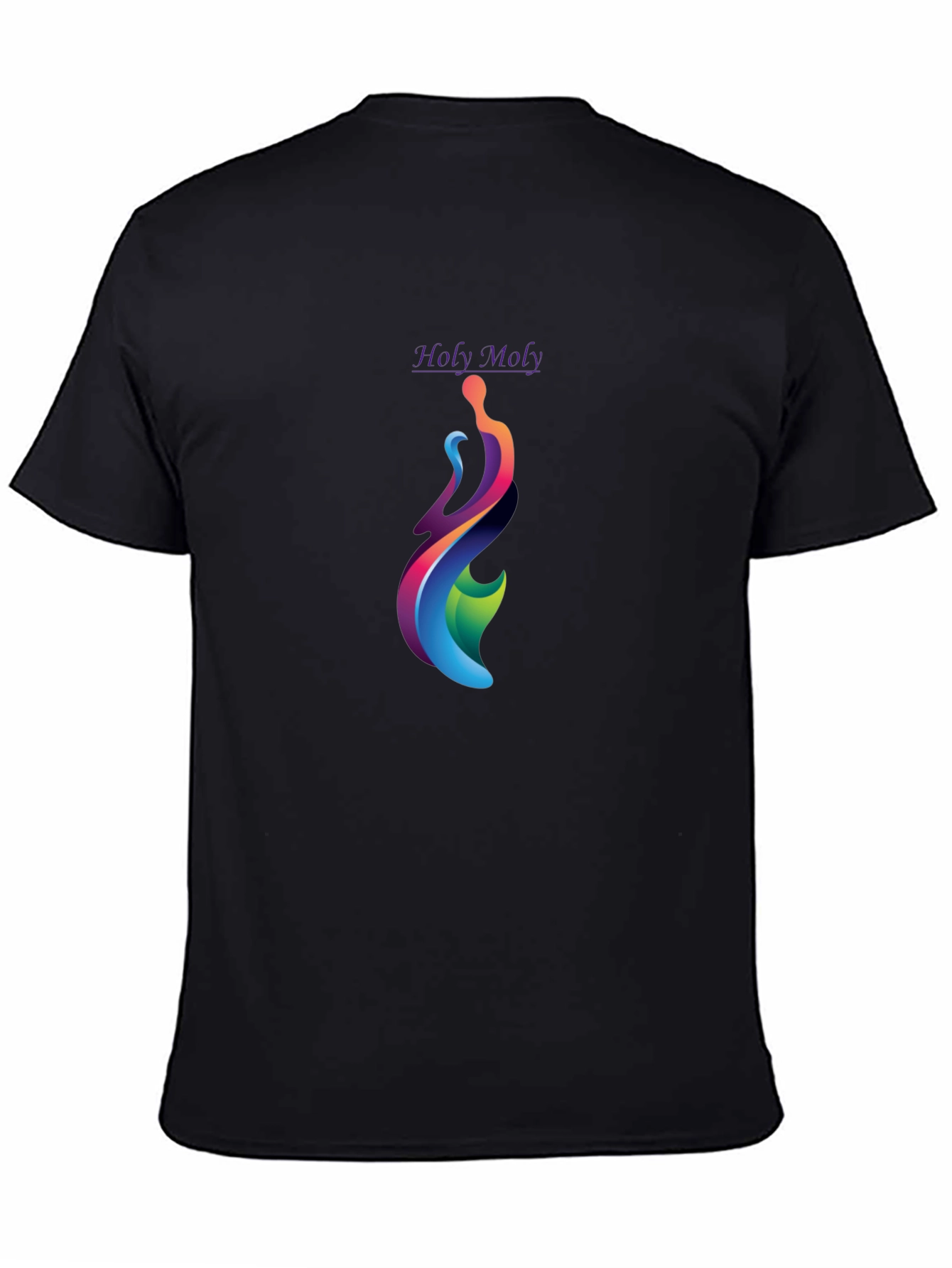 Holy Moly Graphic T-Shirt - Modern Artistic Design