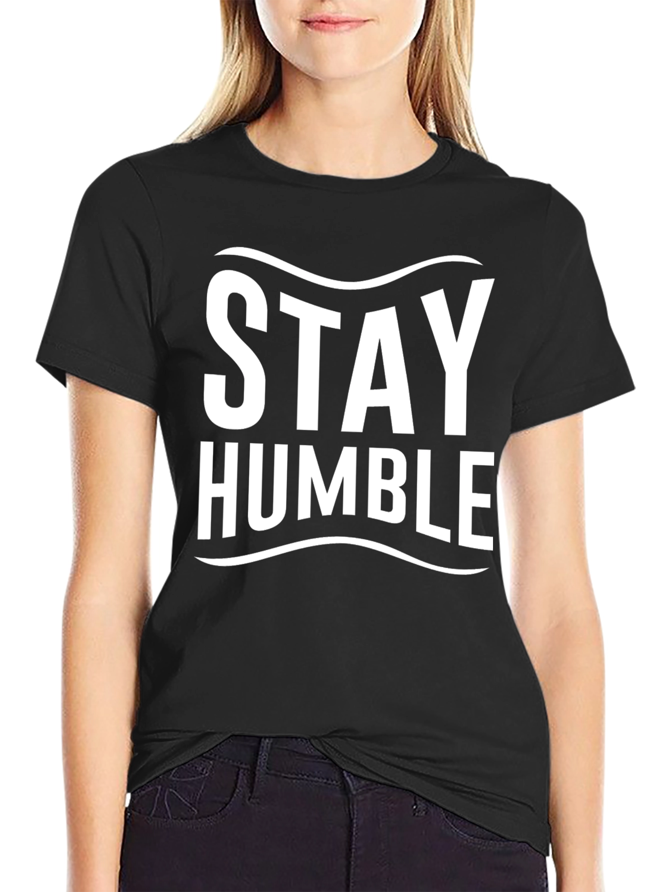 Stay Humble Graphic T-Shirt - Short Sleeve