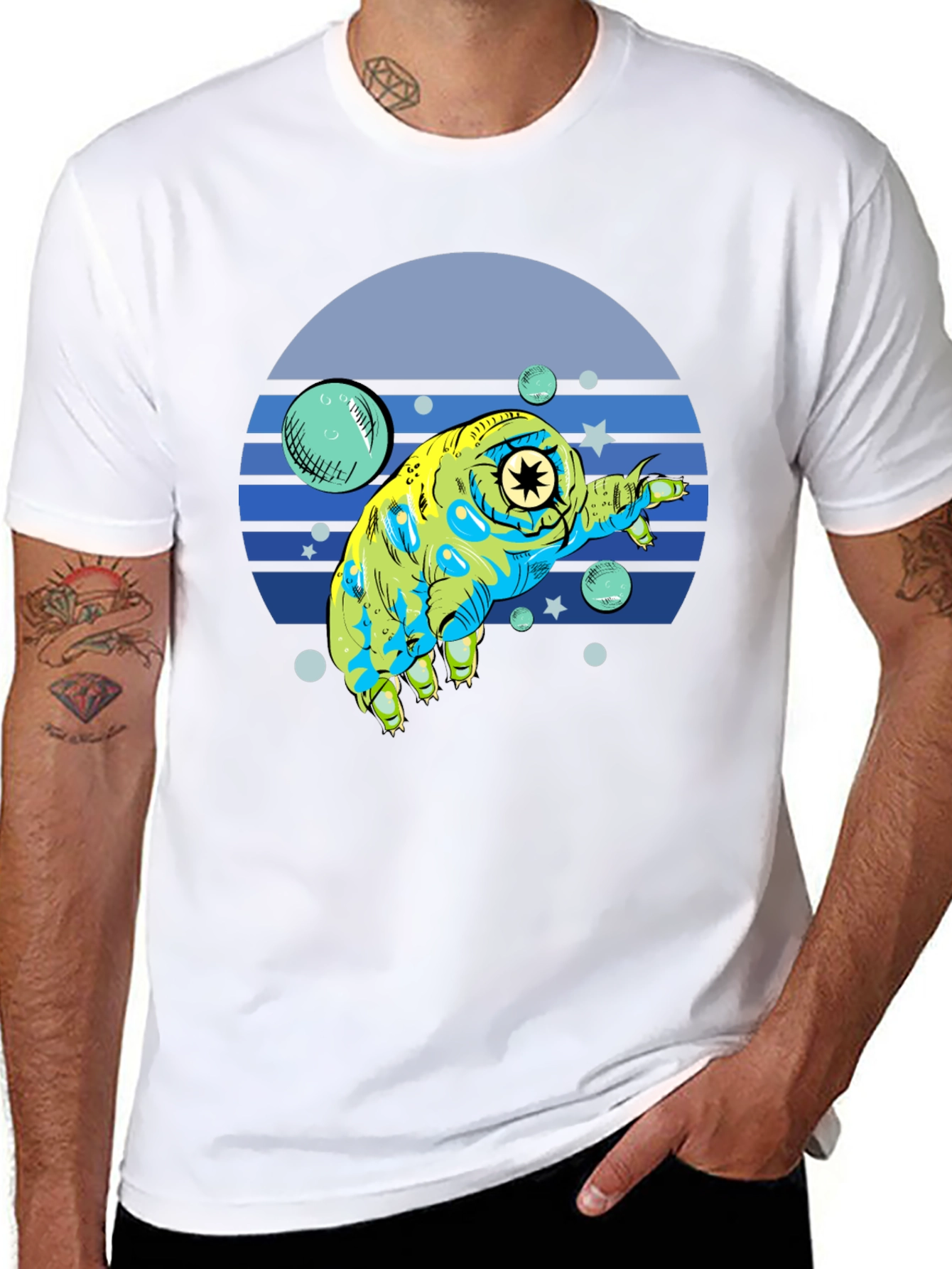 Tardigrade Space Tee - Water Bear Shirt
