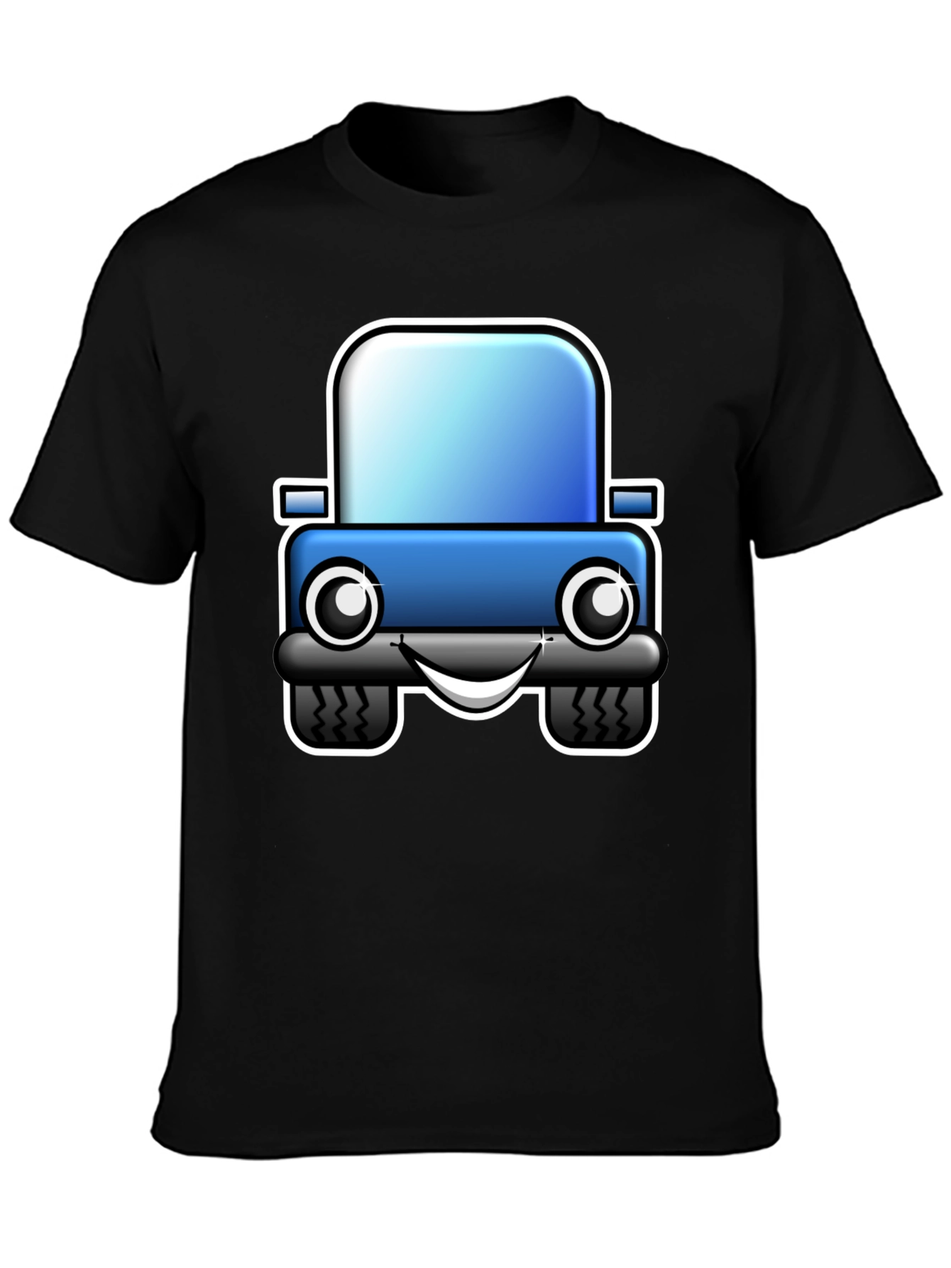 Cartoon Car T-Shirt - Fun Graphic Tee