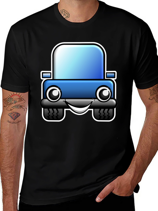 Cartoon Car T-Shirt - Fun Graphic Tee