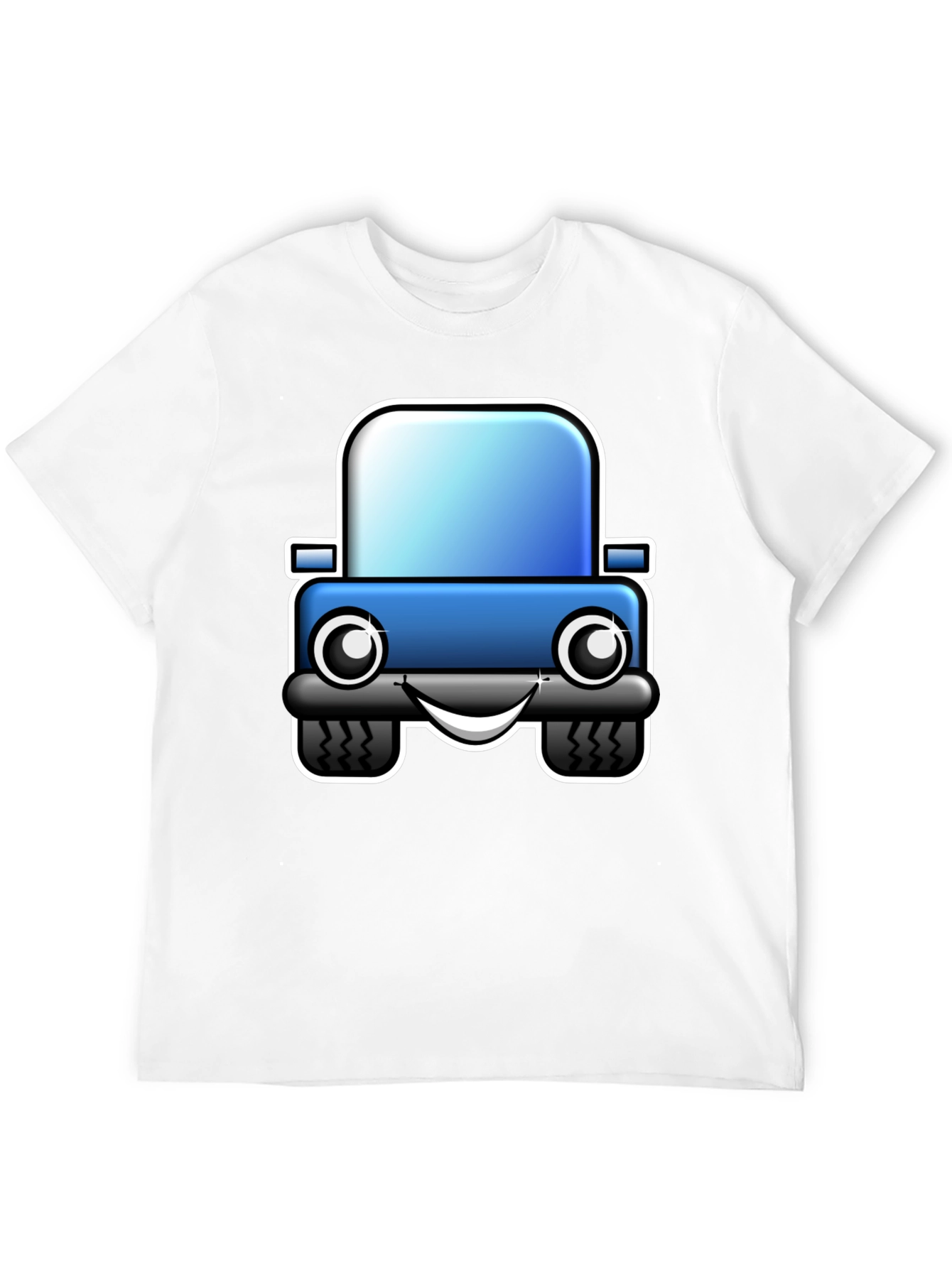 Cartoon Car T-Shirt - Fun Graphic Tee