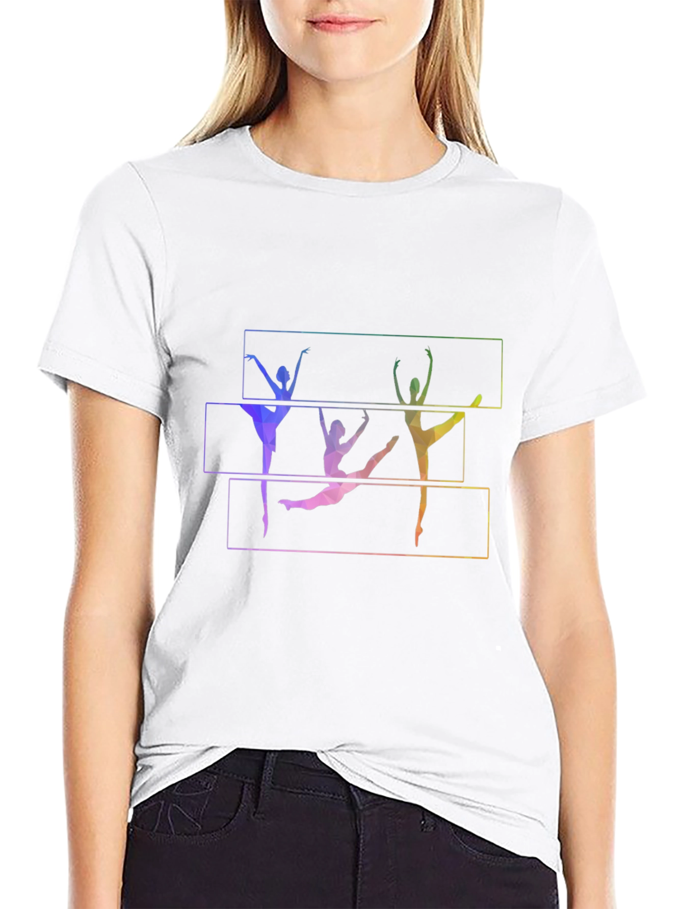 Ballet Dancer Graphic Tee - Trendy Unisex T-Shirt