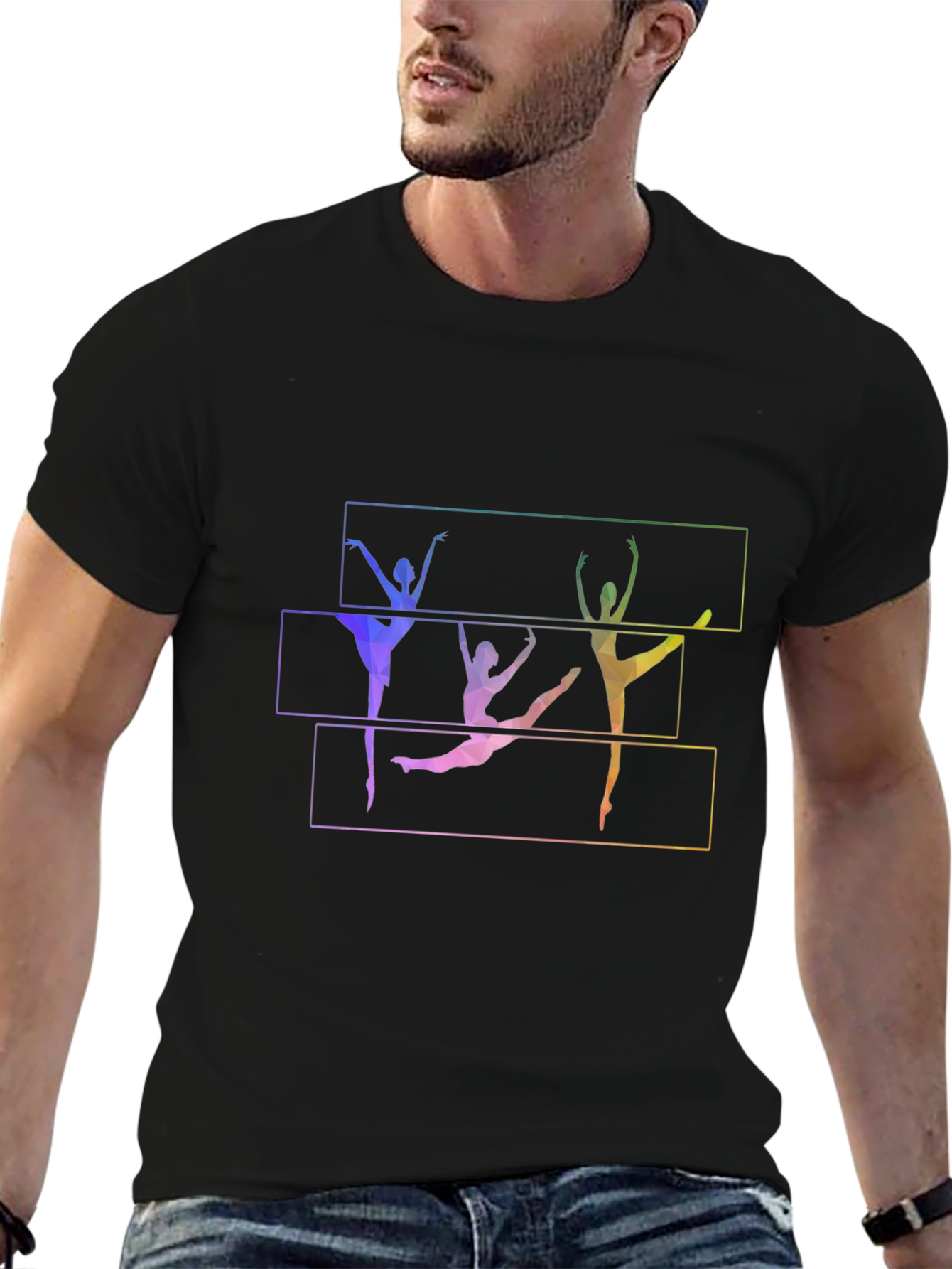 Ballet Dancer Graphic Tee - Trendy Unisex T-Shirt