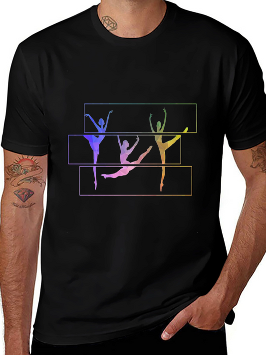 Ballet Dancer Graphic Tee - Trendy Unisex T-Shirt