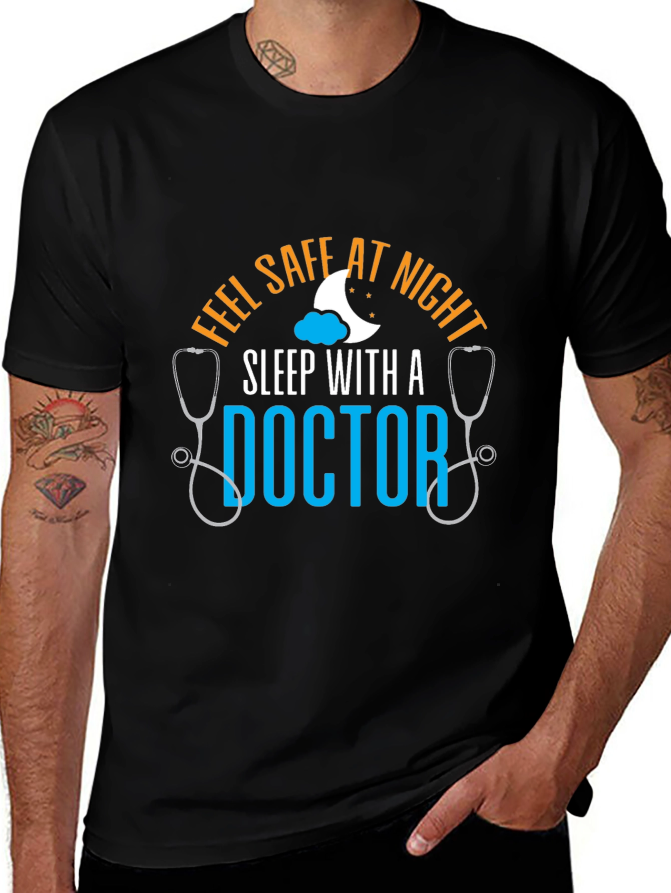 Feel Safe At Night Doctor T-Shirt
