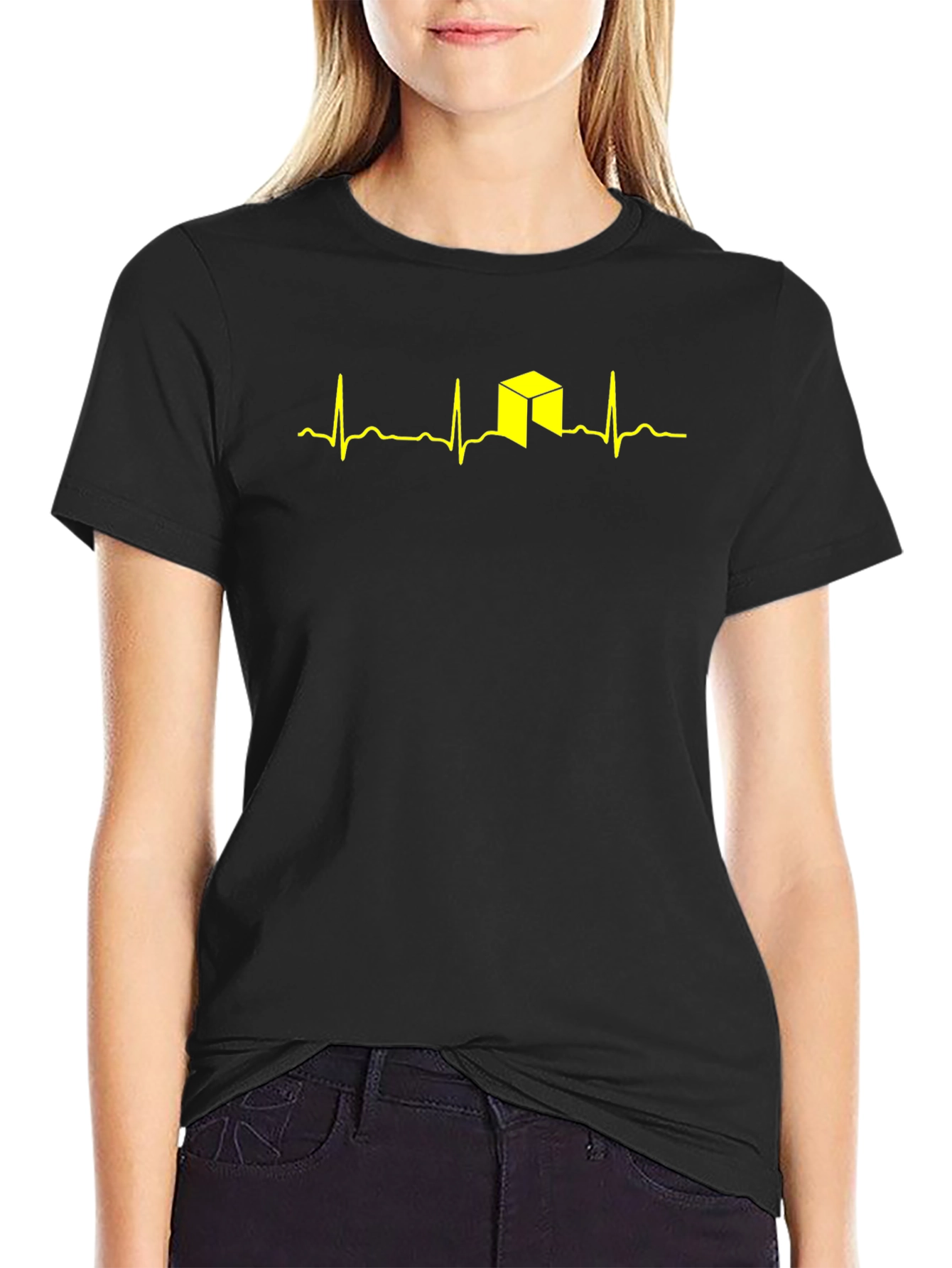 Neo Crypto Heartbeat T-Shirt - Blockchain Lover Tee