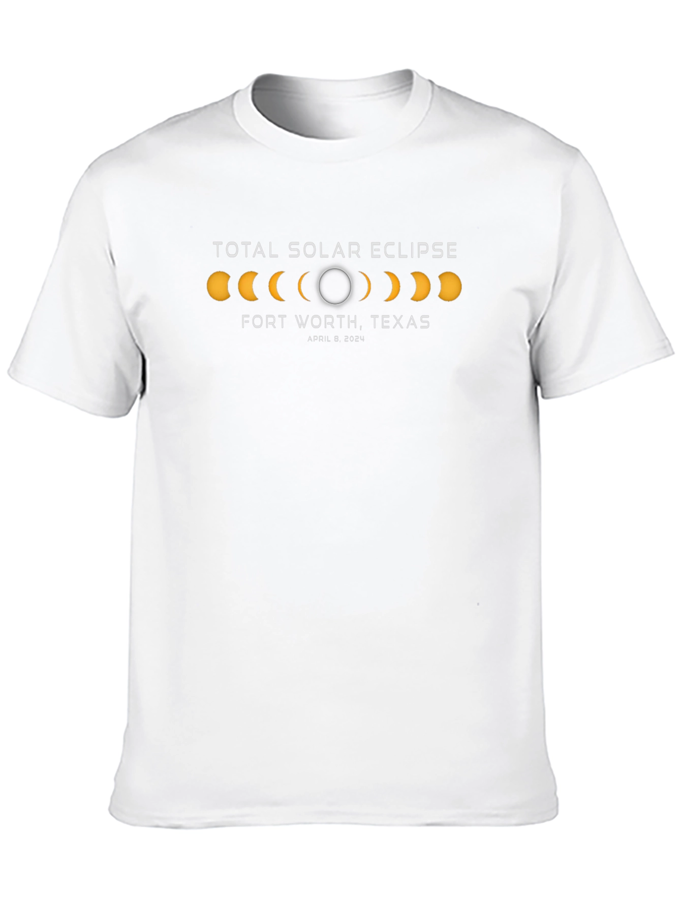 Total Solar Eclipse Fort Worth Texas T-Shirt