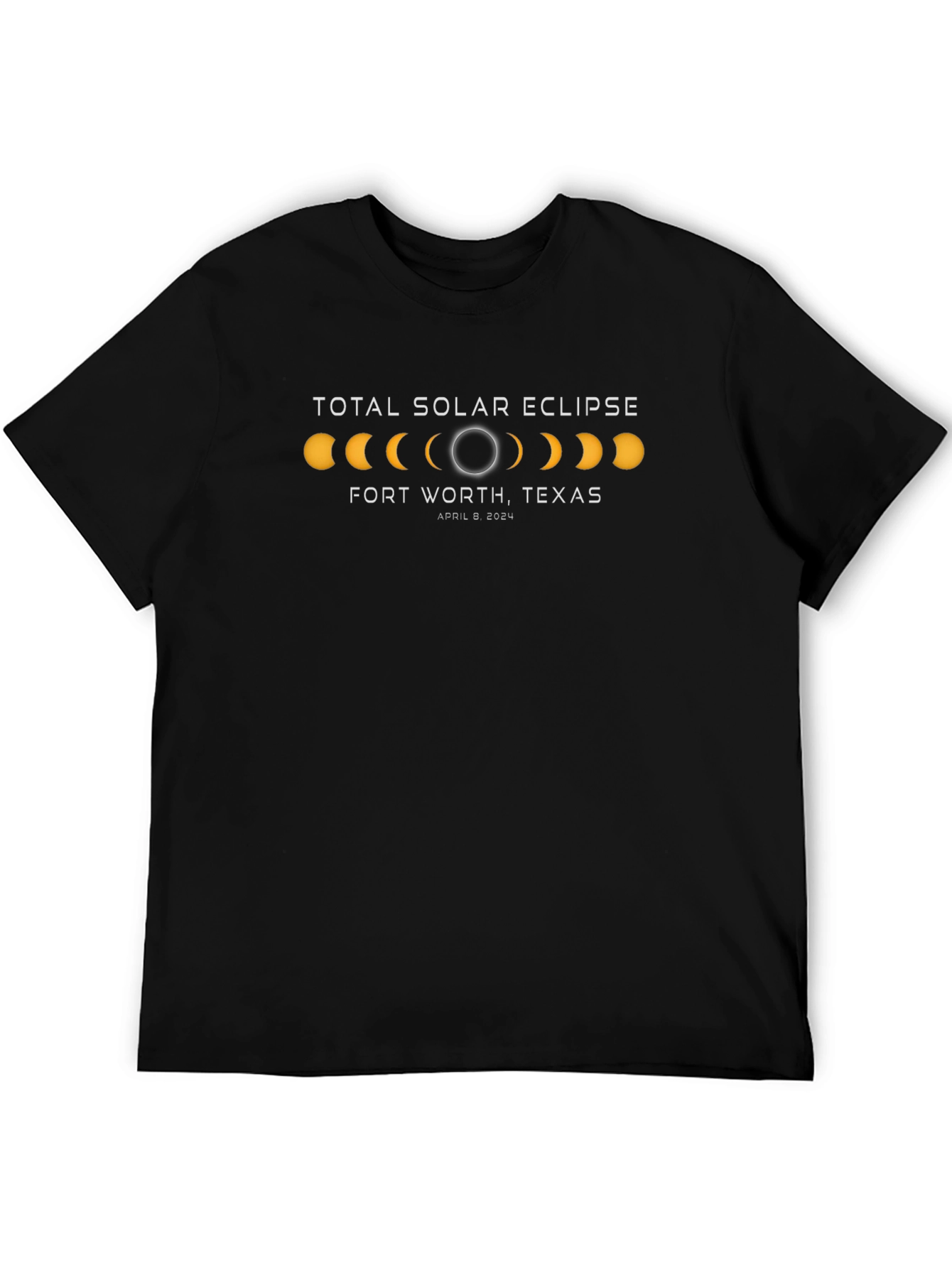 Total Solar Eclipse Fort Worth Texas T-Shirt
