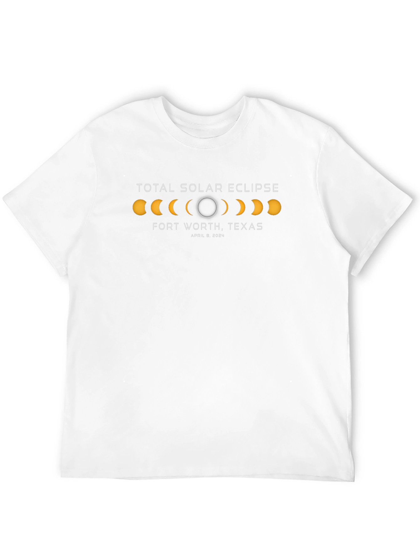 Total Solar Eclipse Fort Worth Texas T-Shirt
