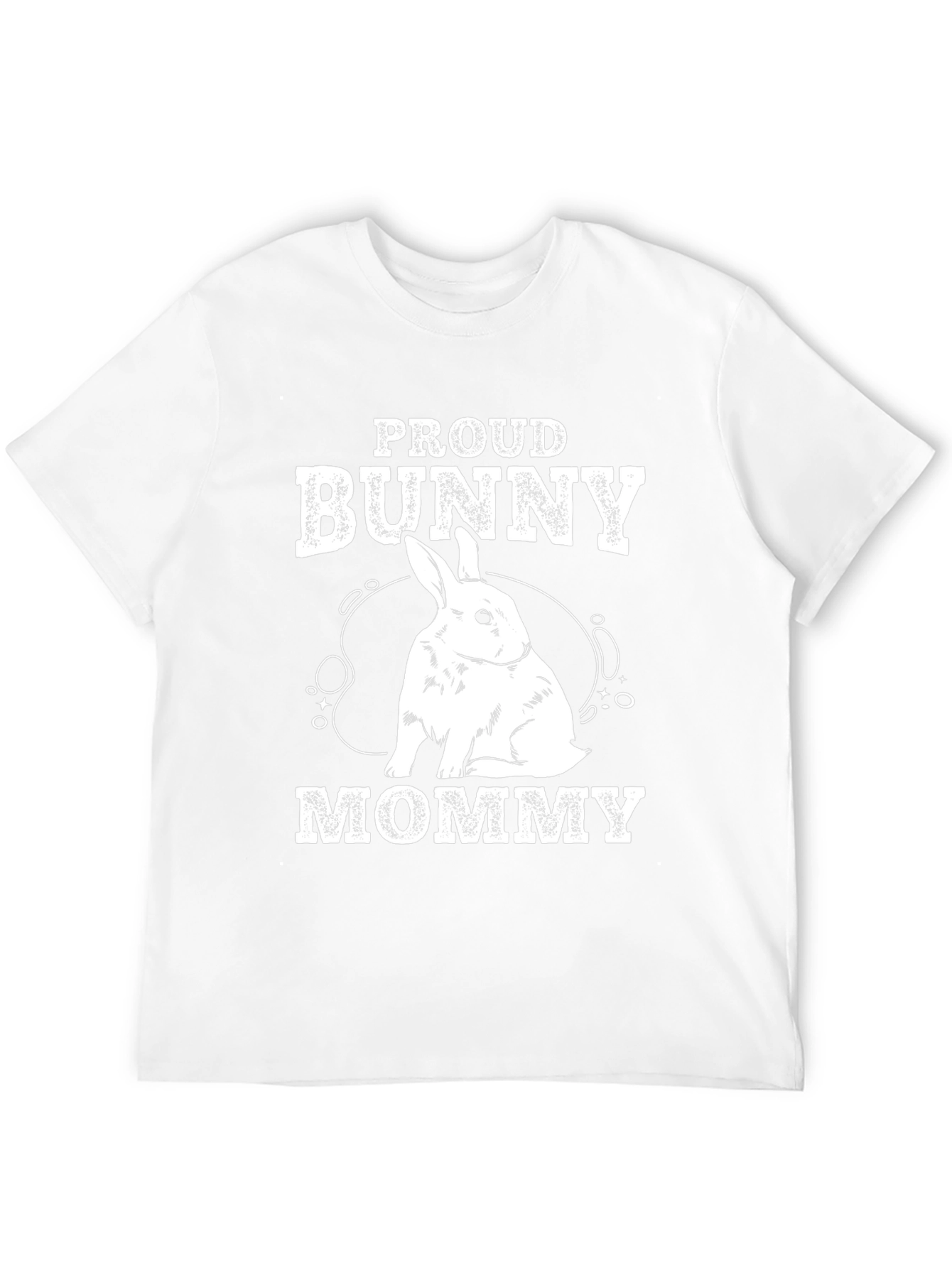 Proud Bunny Mommy T-Shirt - Black