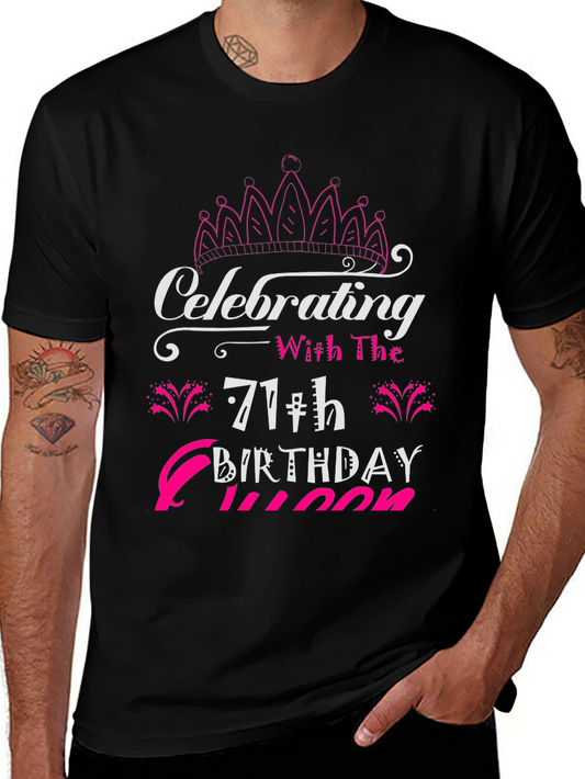 Celebrating 71st Birthday Queen T-Shirt