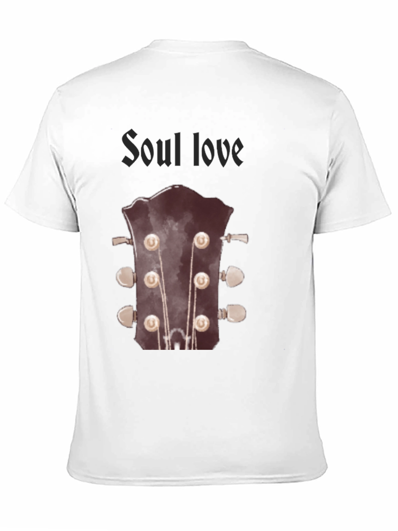 Soul Love Guitar T-Shirt - Black