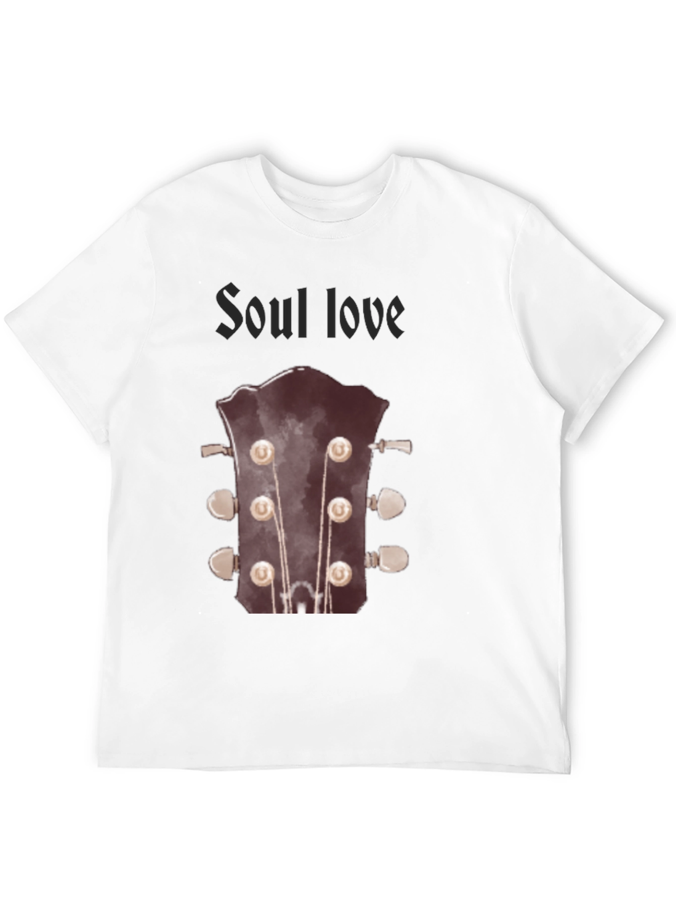 Soul Love Guitar T-Shirt - Black
