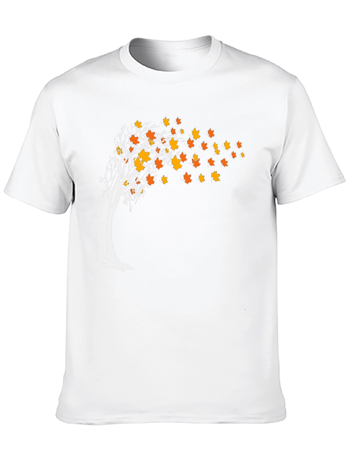 Autumn Tree Graphic Tee - Black