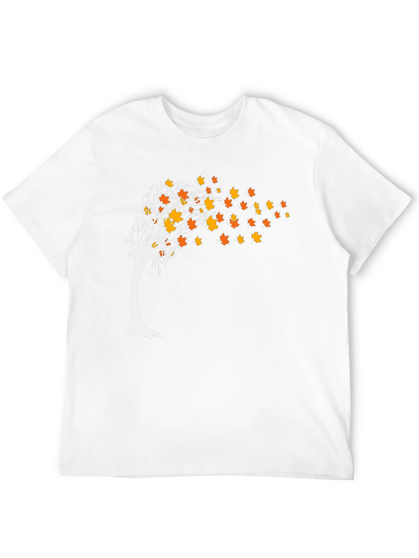 Autumn Tree Graphic Tee - Black