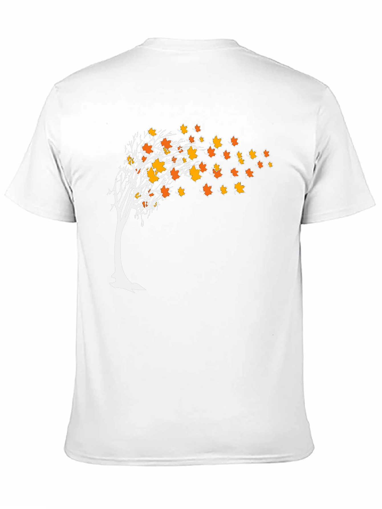 Autumn Tree Graphic Tee - Black