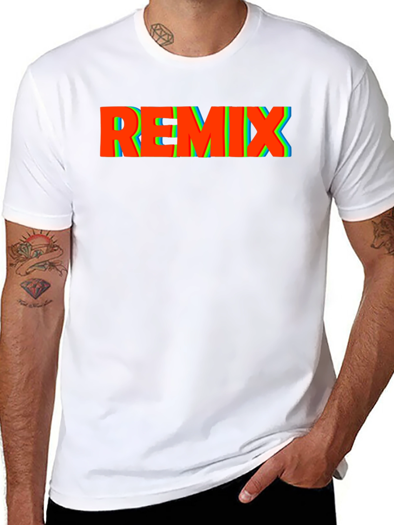 REMIX Graphic Tee - Bold Statement T-Shirt