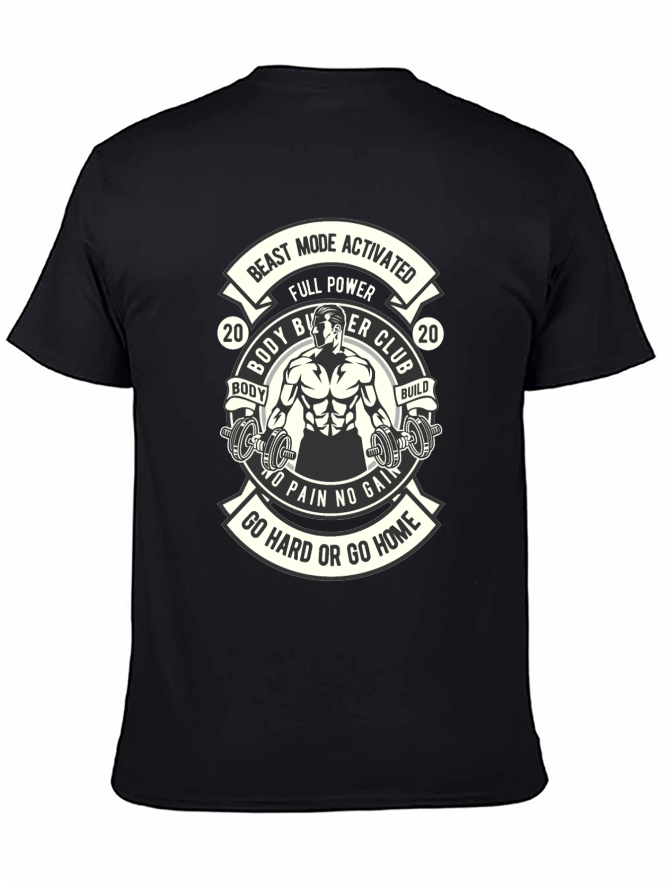 Beast Mode Activated Body Builder Club T-Shirt