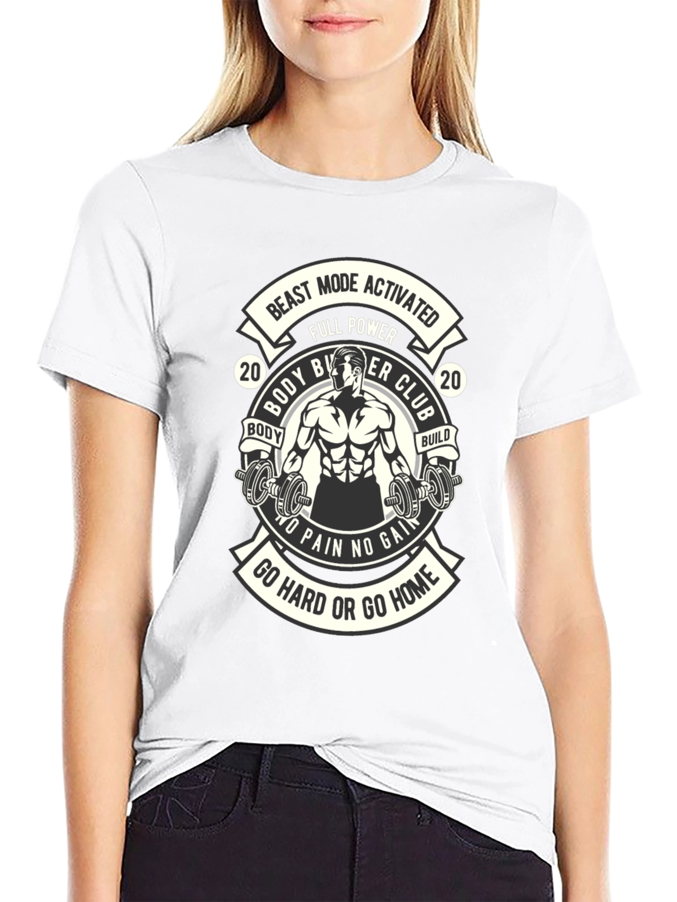 Beast Mode Activated Body Builder Club T-Shirt