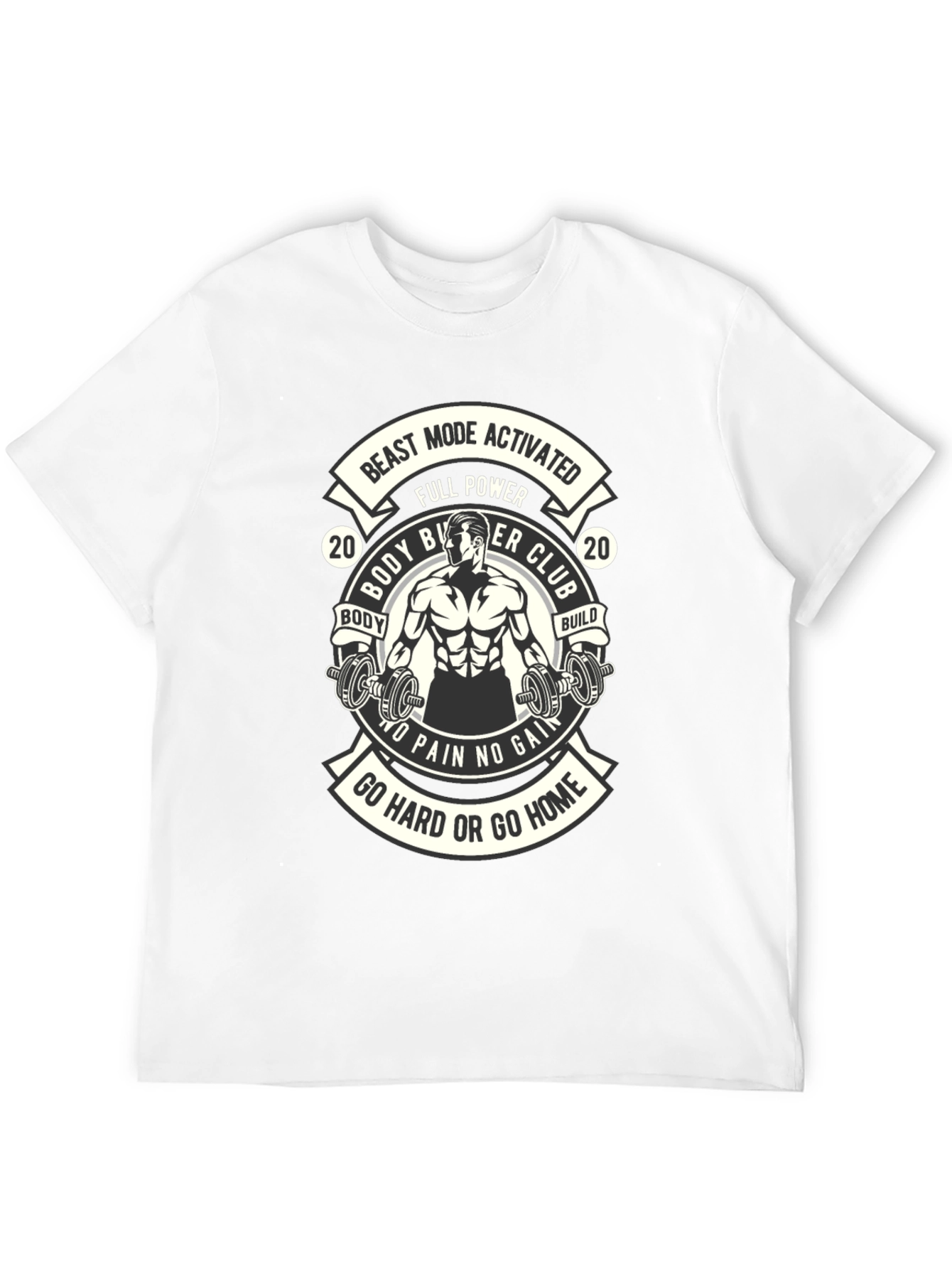 Beast Mode Activated Body Builder Club T-Shirt