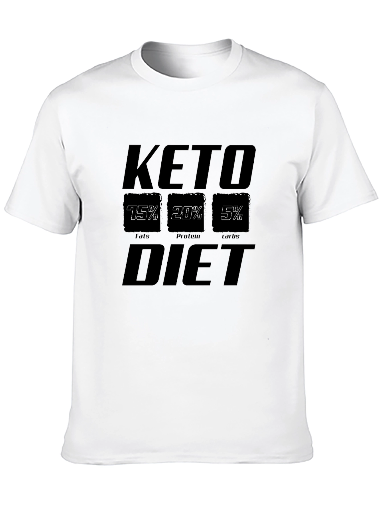 Keto Diet T-Shirt - Black Graphic Tee