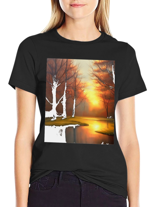 Sunset Lake Graphic T-Shirt