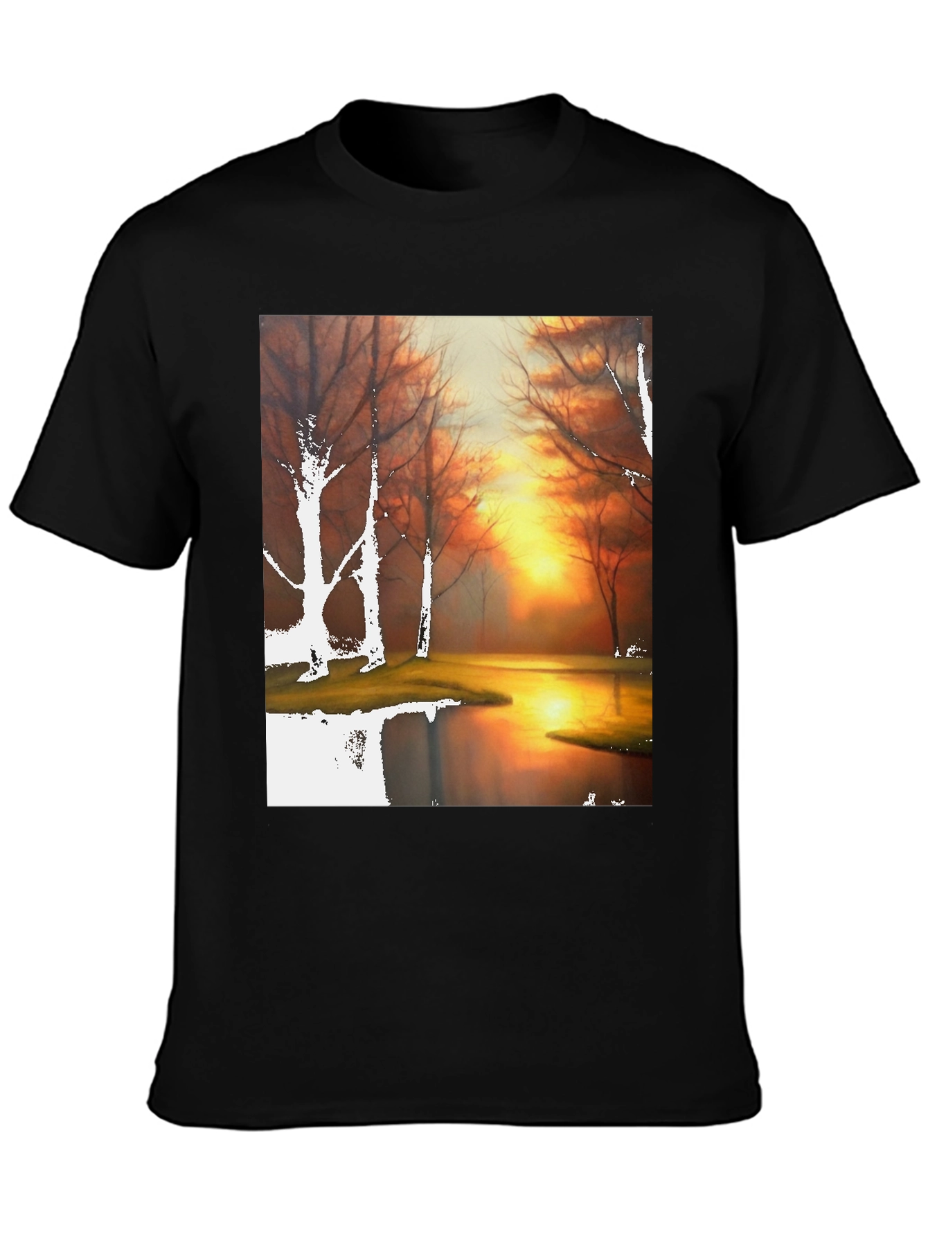 Sunset Lake Graphic T-Shirt