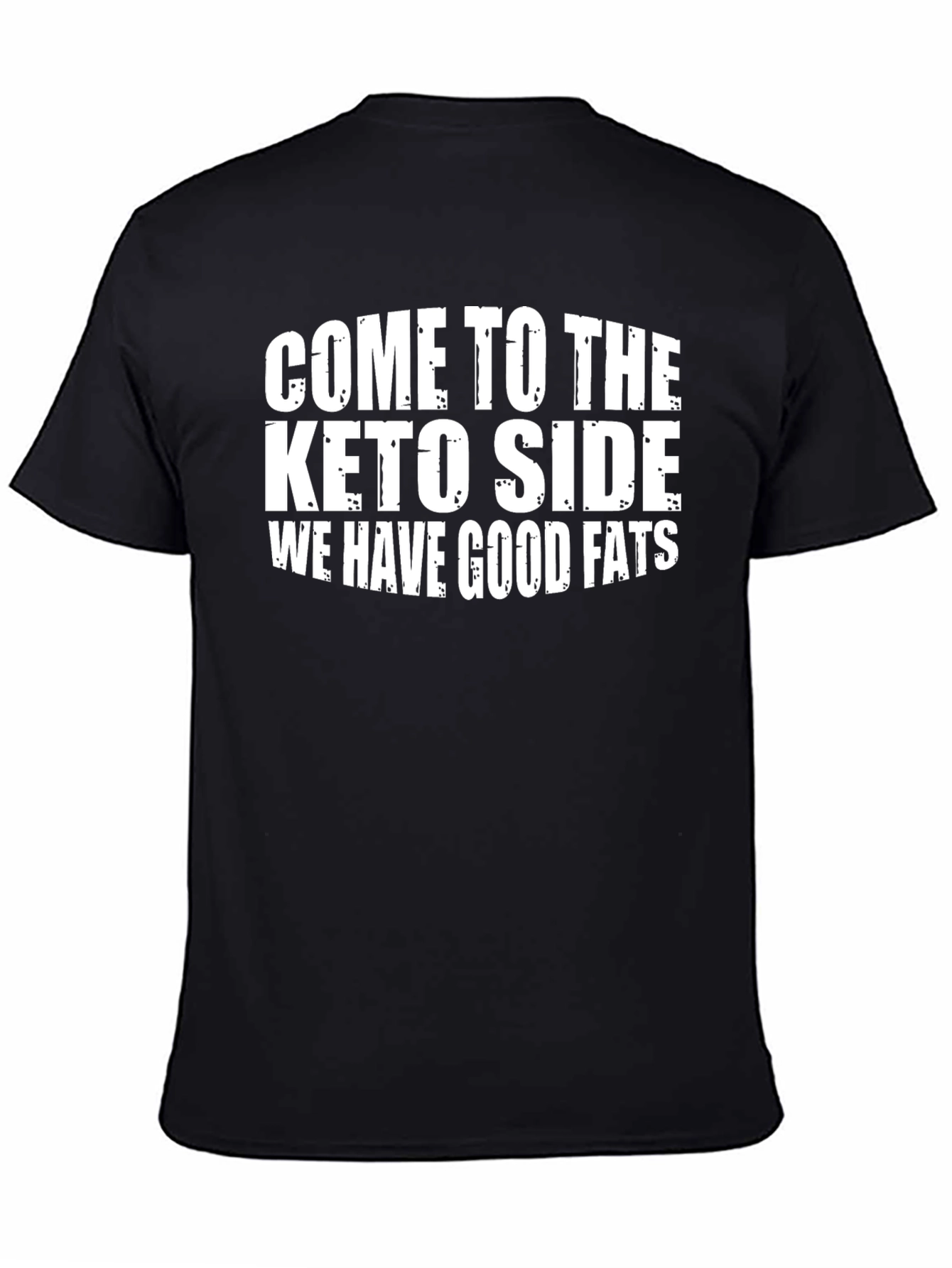 Keto Side Good Fats Black T-Shirt