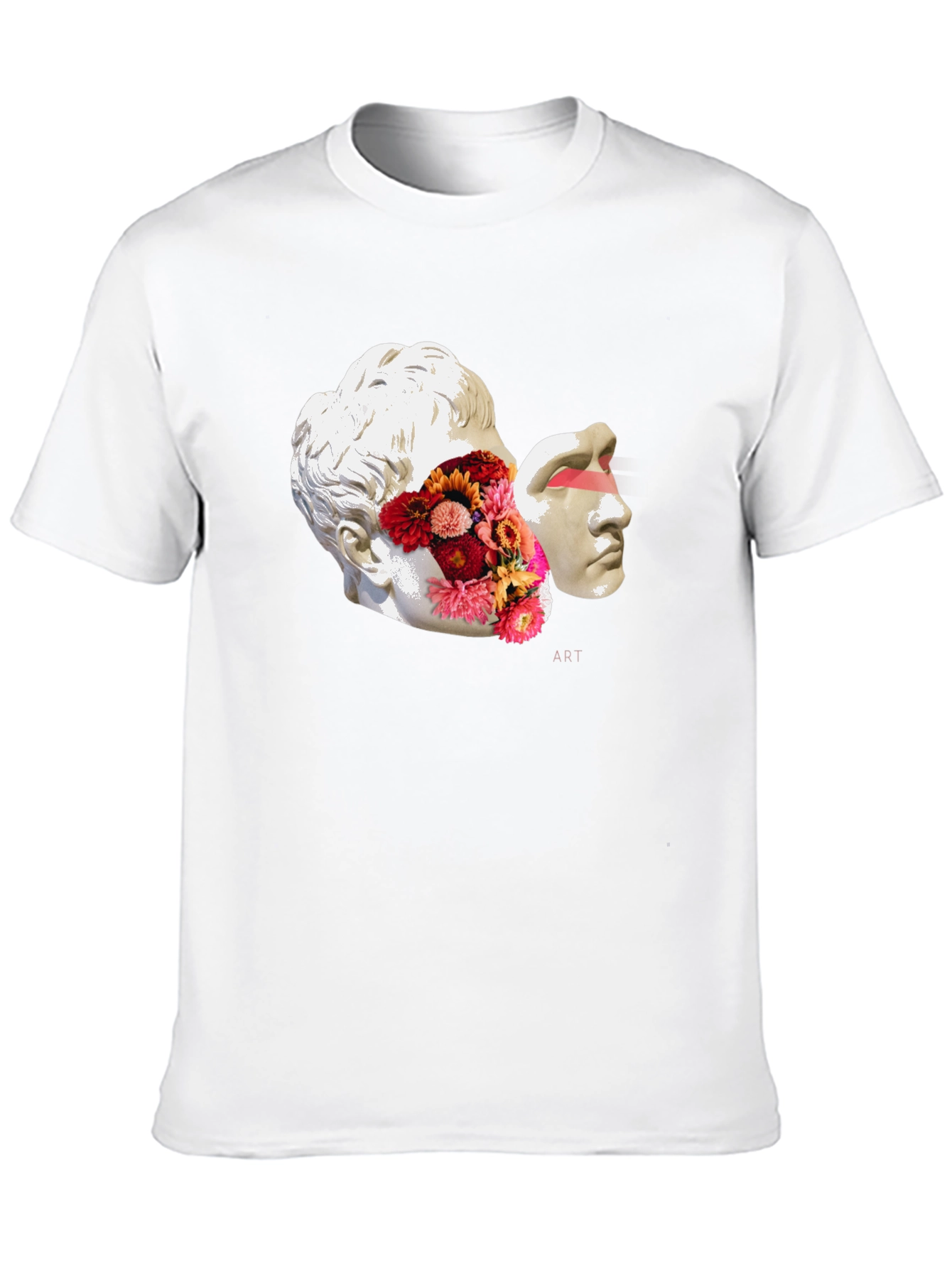 Artistic Sculpture Graphic Tee - Modern Art T-Shirt