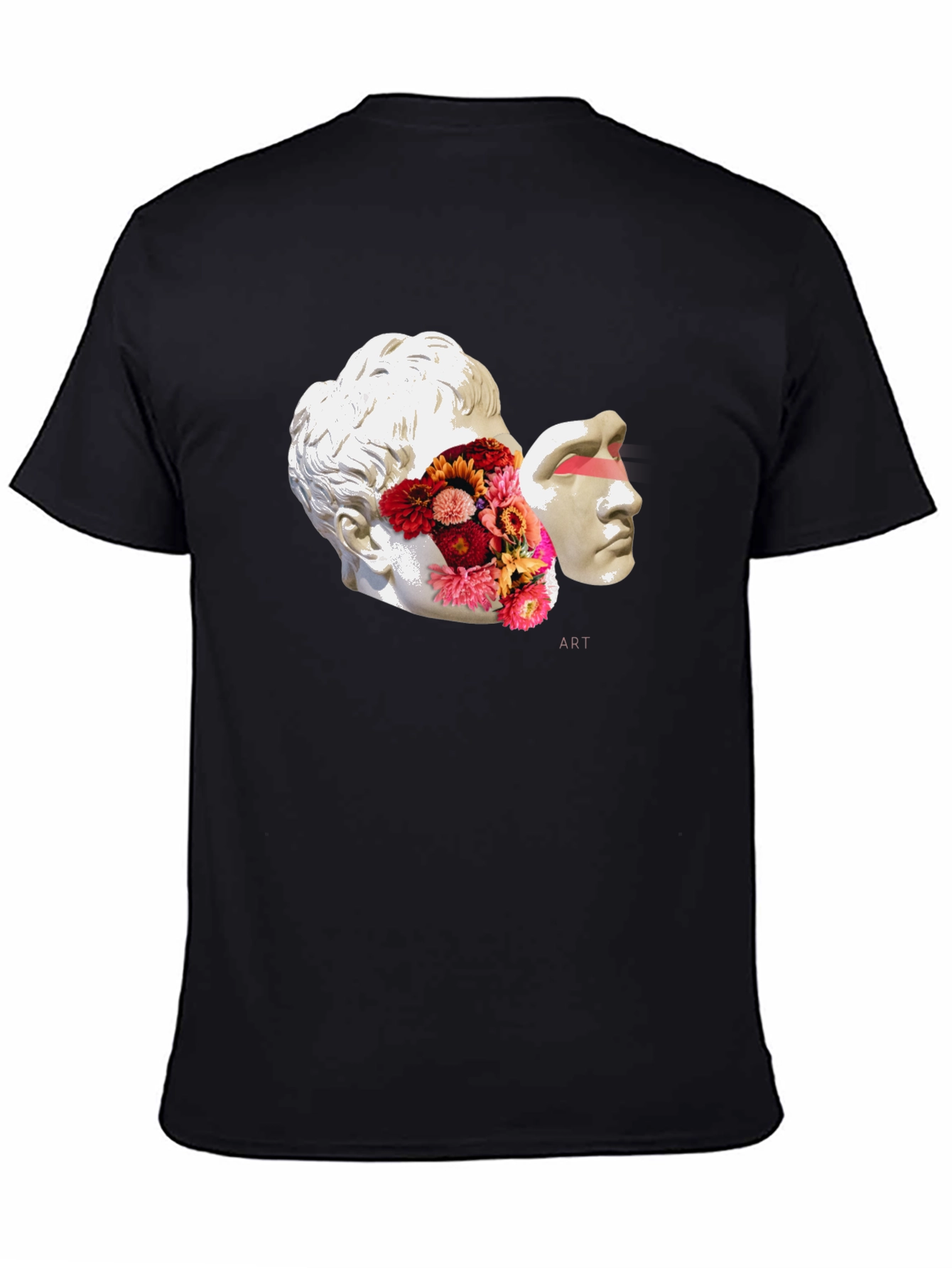 Artistic Sculpture Graphic Tee - Modern Art T-Shirt