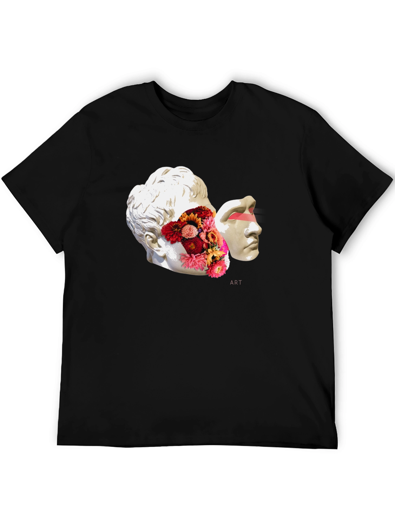 Artistic Sculpture Graphic Tee - Modern Art T-Shirt