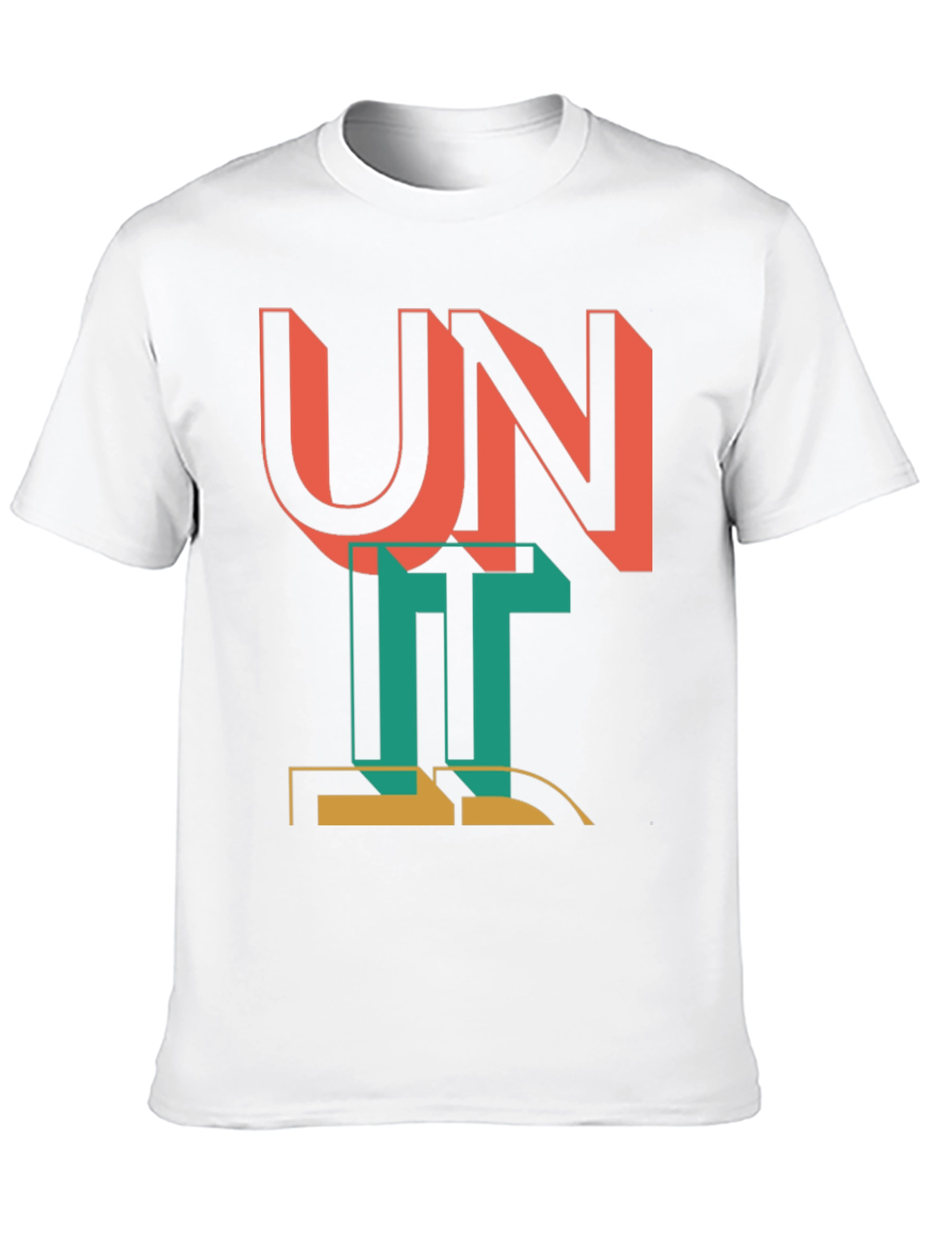Unique Graphic Print Tee - Modern Style