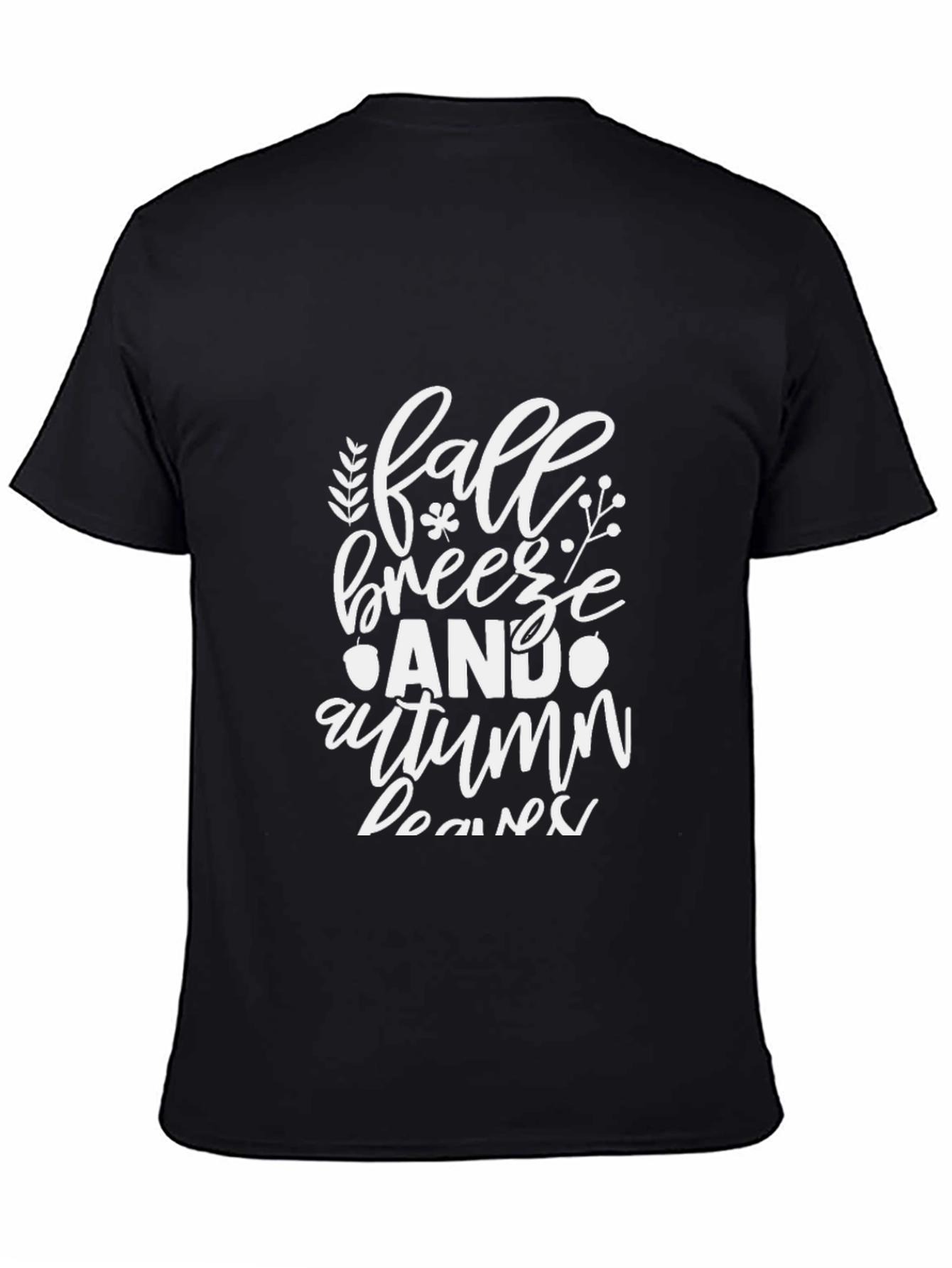 Fall Breeze Autumn Leaves Graphic Tee