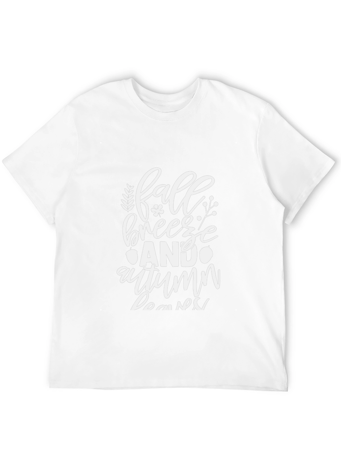 Fall Breeze Autumn Leaves Graphic Tee