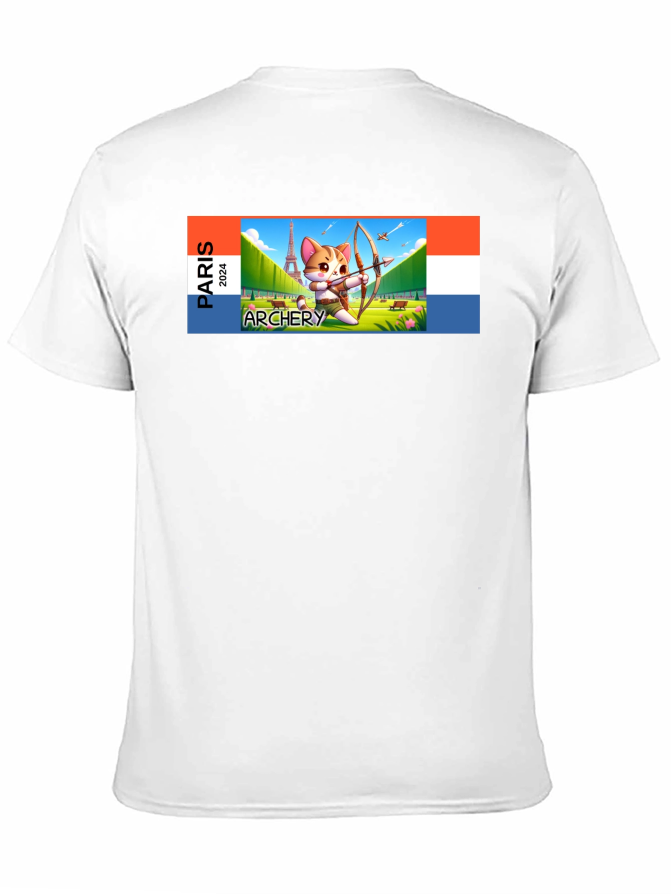 Paris 2024 Archery Cat T-Shirt